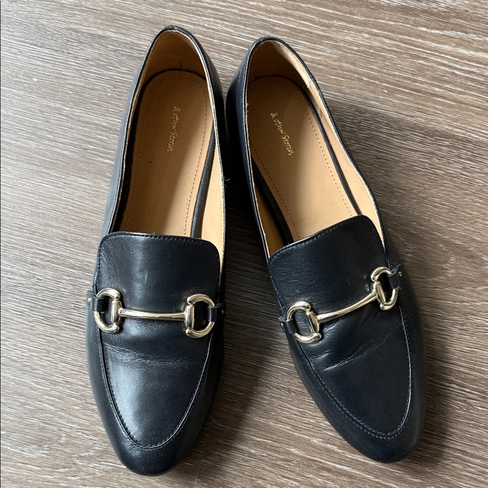 New! &Other Stories Elegant Black Loafers